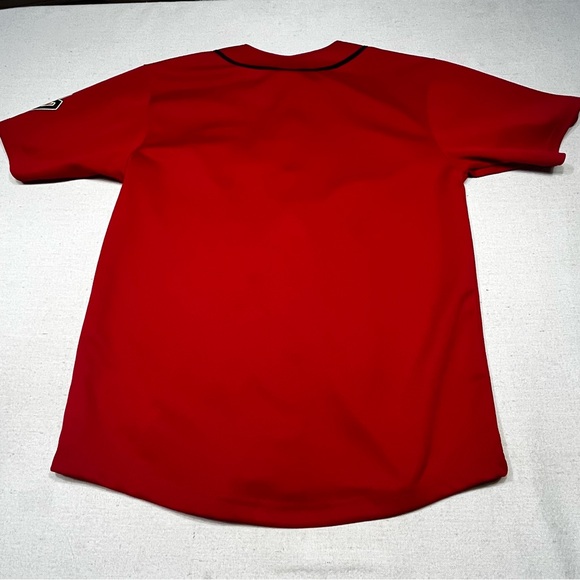 Majestic Arizona Diamondbacks Red Team Youth Jersey with Black Trim - Size 14/16 - Picture 11 of 13